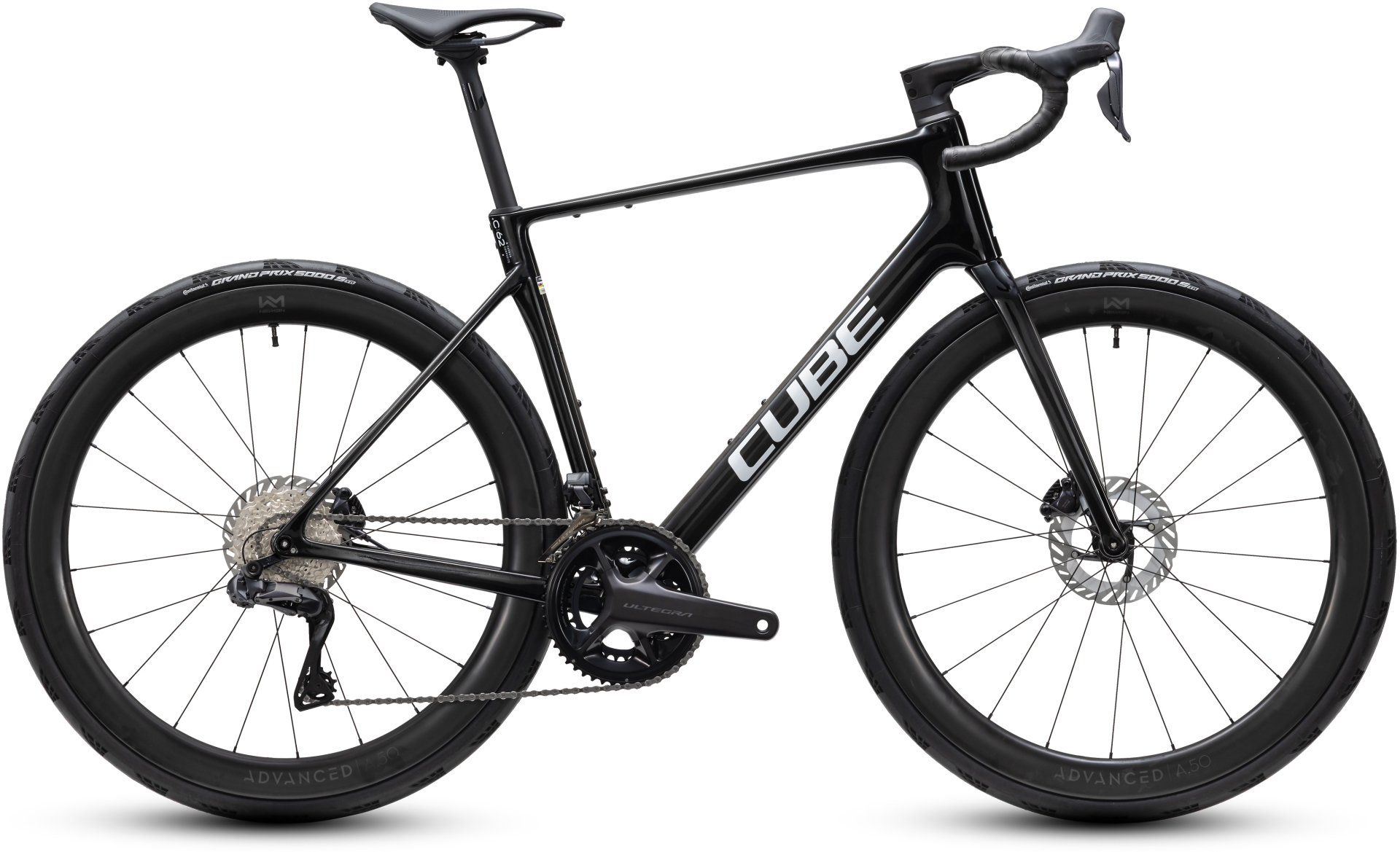 Cube Attain C:62 SLT carbon´n´white